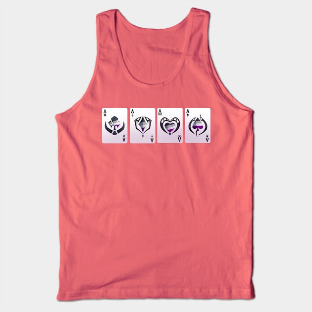 Ace Pride Hand of Cards Tank Top by Phreephur